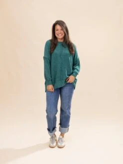 Zenana Luxe Hacci Oversized Exposed Seam Drop Shoulder Sweater | S/M - 3X -Discount Divas Shop 9eb6da7a6ce0eb0be4841f3bac6dadef