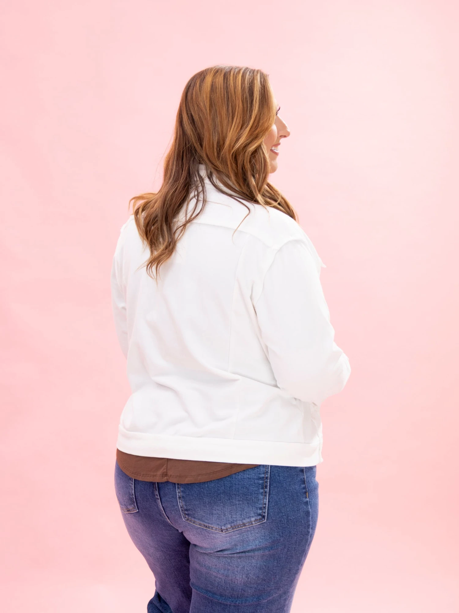 Mixed Media Jacket By DD Design | S - 3XL 7 Mixed Media Jacket By DD Design | S - 3XL - Image 7