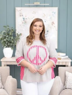 Peace Patch Soft Washed Terry Short Sleeve Pullover | S-L