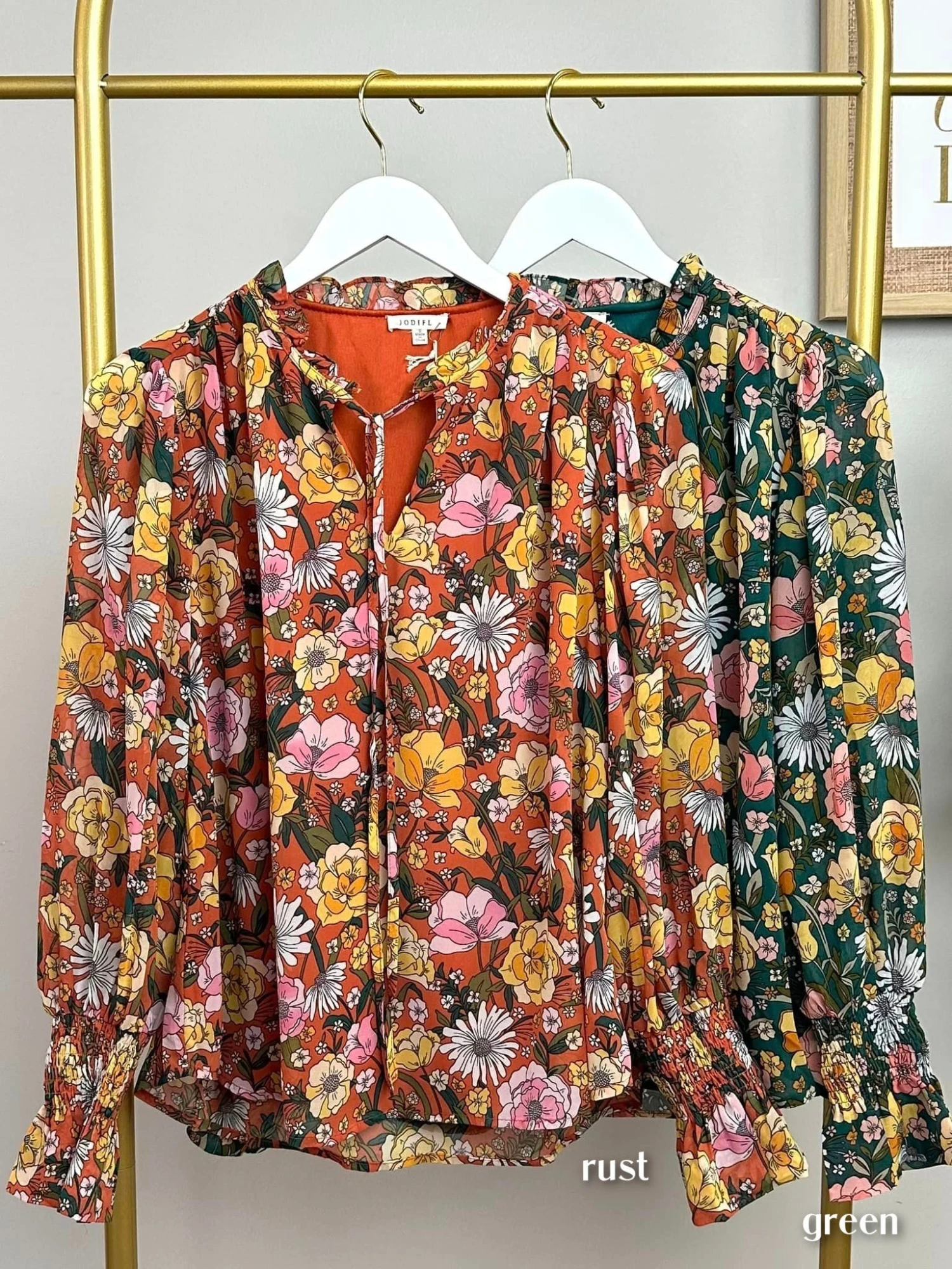 Floral Chiffon Top | S-L 1 Floral Chiffon Top | S-L