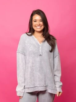 Thermal Washed Button Down Top | S - 3X Set W/ Sku50317 -Discount Divas Shop DFeBHY3Yk5BrpXaa7MuFXffJk4iP01JeK7ENYCsp