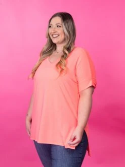 Zenana Vneck Rolled Short Sleeve V-Neck Top | S-3X 7 Zenana Vneck Rolled Short Sleeve V-Neck Top | S-3X -Discount Divas Shop DHXXviTljERFgqa32LB8v0odXWH5D9sRvMl62LPe
