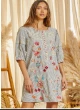 Embroidered Short Sleeve Dress | S - 3X