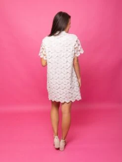 Button Down Short Sleeve Lined Floral Lace Dress | S - L -Discount Divas Shop DvCVWqmZH5CXl0qCBu0XCEkXXKY2Ik7oKG0Y8zjl