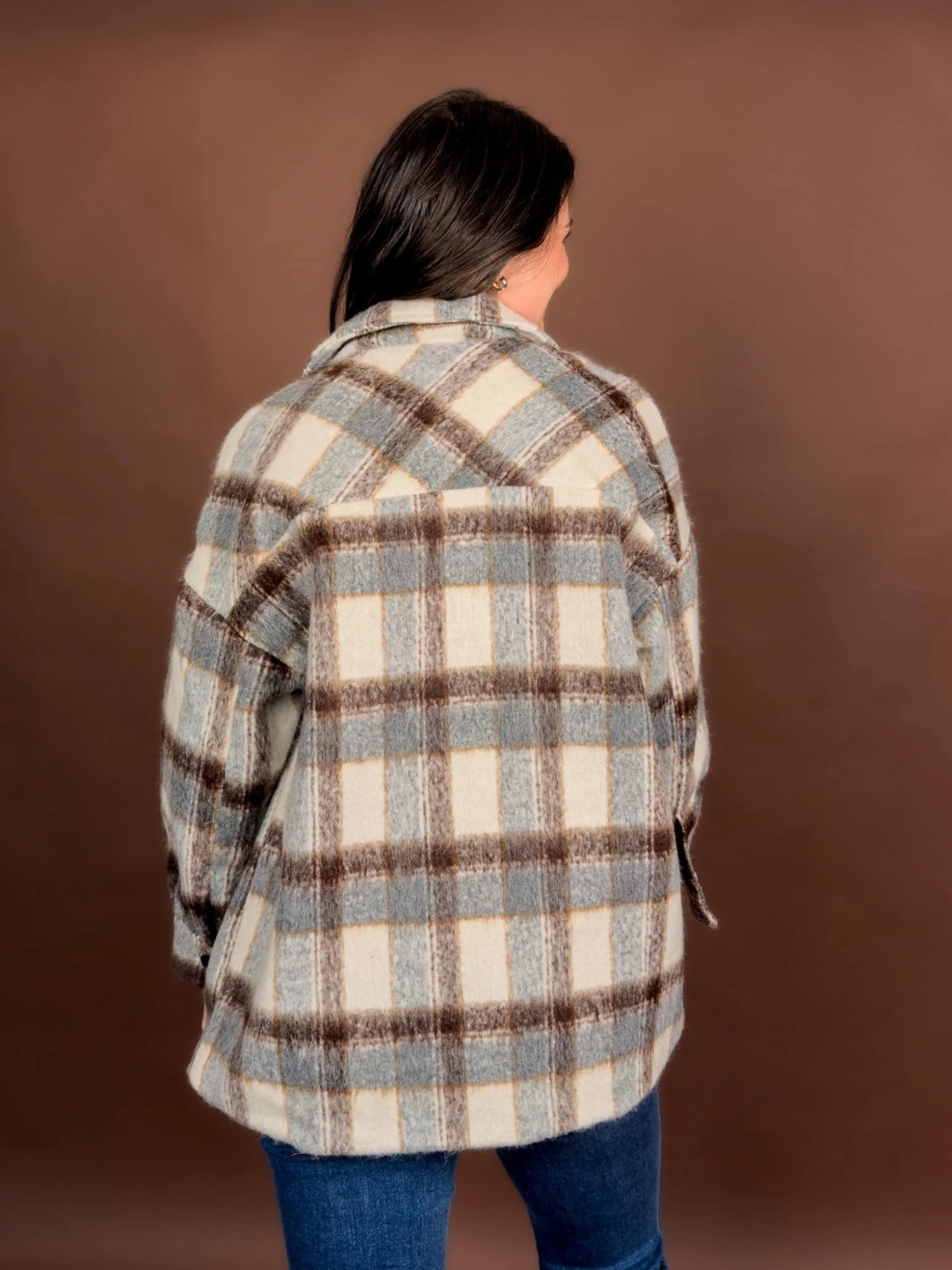Warm & Cozy Gorgeous Plaid Shacket| S - L 4 Warm & Cozy Gorgeous Plaid Shacket| S - L - Image 4