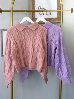 Cable Knit Sweater | S-3X