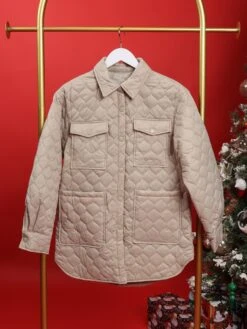 Quilted Button Down Collared Puffer Coat W/ 4 Front Pockets | S - 2XL -Discount Divas Shop EuBbHU5AMu7c9evdSrh2zXFQtRIL3pCvU7geAJrd