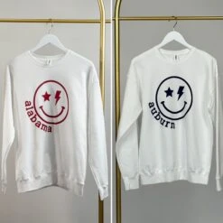 Star/Bolt Smiley Sweatshirt