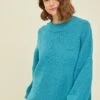 Soft High Neck Oversized Sweater | S - 3XL Heyson