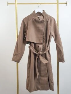 Button Up Jacket W/ Belted Waist | S - L Essentials