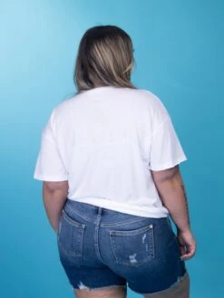 Judy Blue Mid-Rise High Low Cut Destroyed Hem Shorts | S - 3XL 5 Judy Blue Mid-Rise High Low Cut Destroyed Hem Shorts | S - 3XL -Discount Divas Shop GqDtuJa47hB87OuvbM45B09V15VUYuNn4GeHBQV6