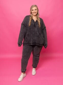 Thermal Washed Button Down Top | S - 3X Set W/ Sku50317 -Discount Divas Shop H21iKGfQL9O2B2Cm90EFjfMTh3KuNFX0O7N0nbk4