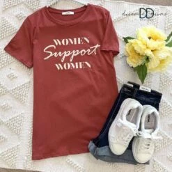 "Women Support Women" Graphic Top *Final Sale*