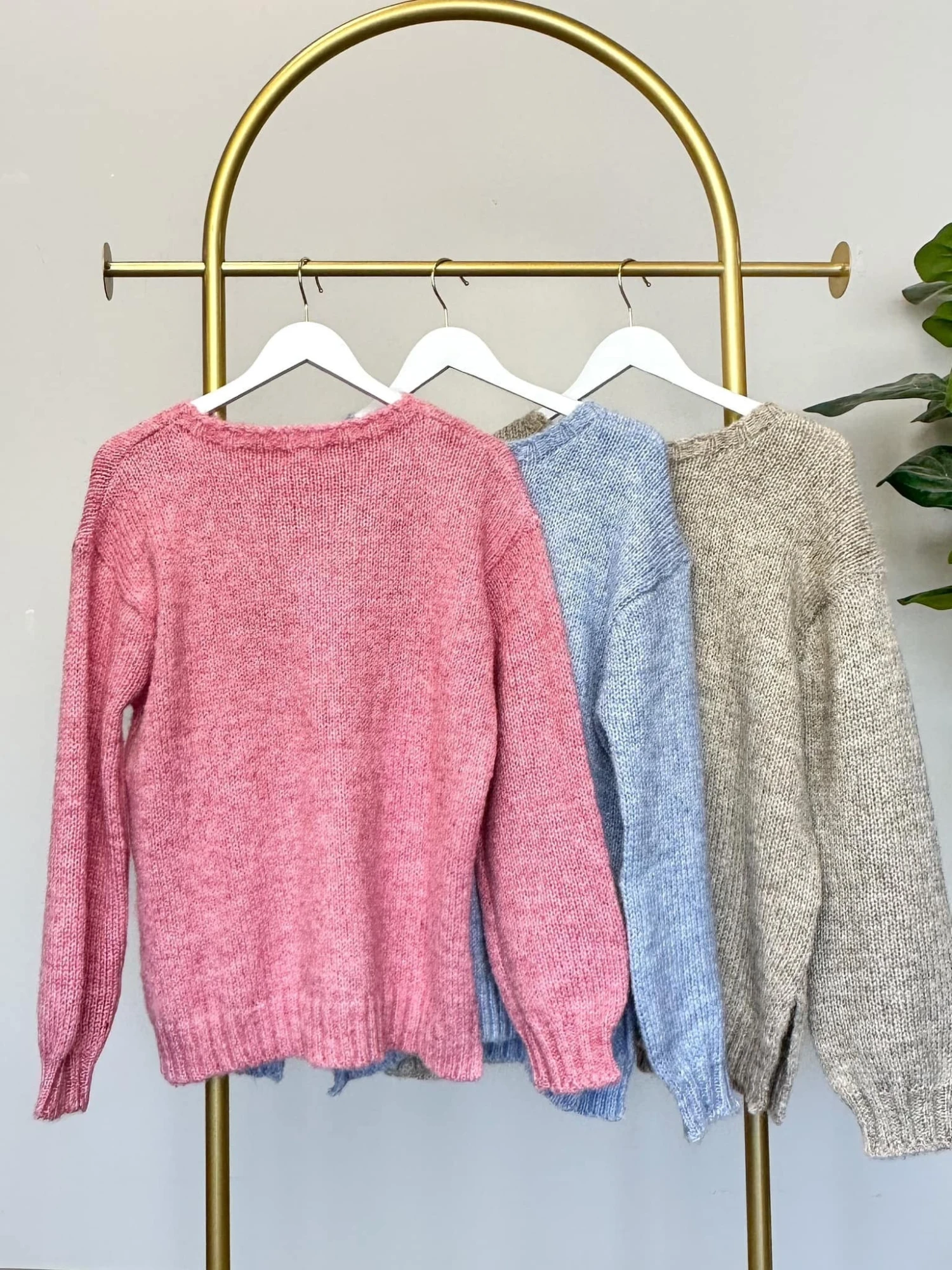 Melange Knitted Round Neck Sweater | S - L 1 Melange Knitted Round Neck Sweater | S - L