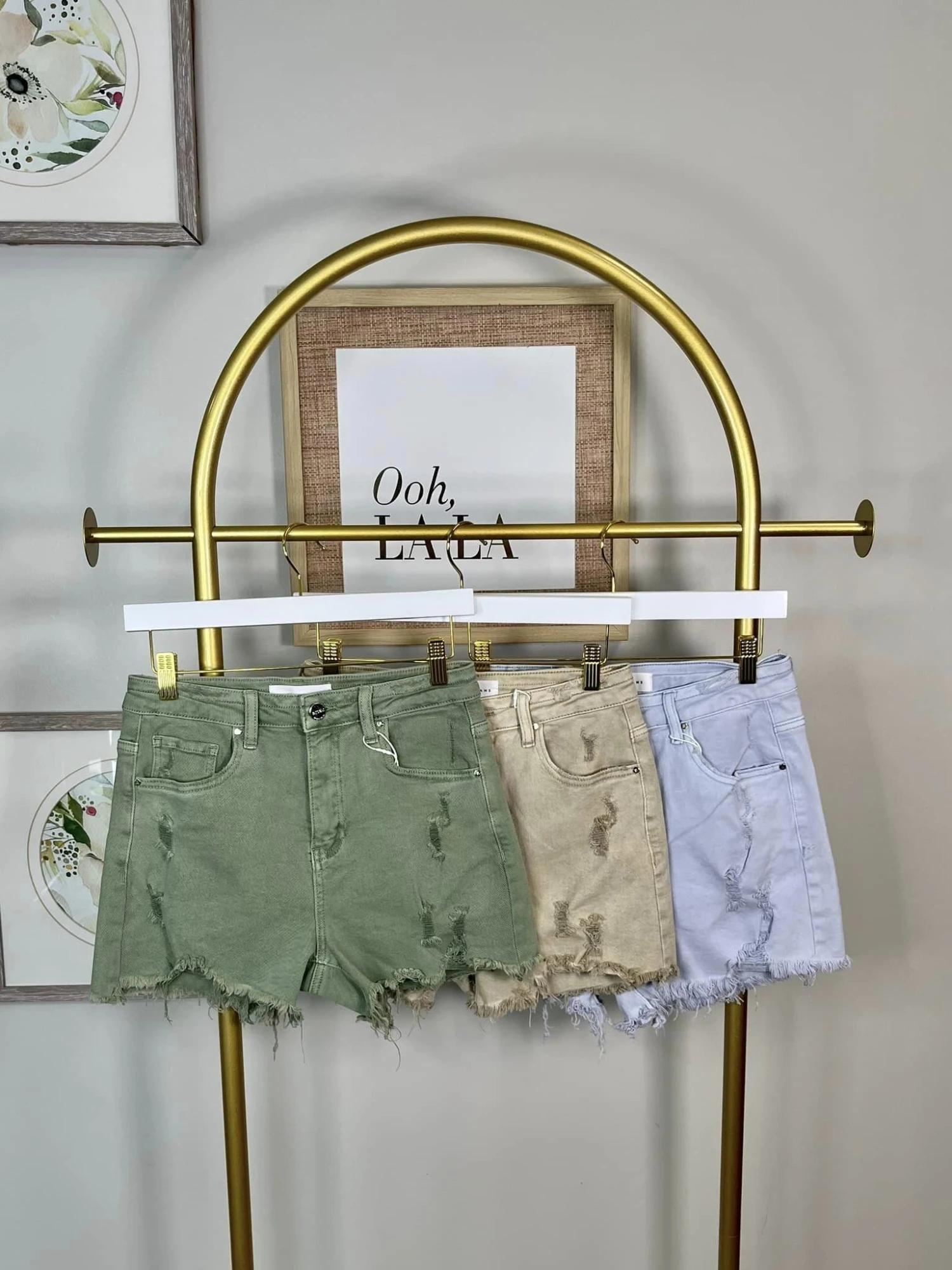 Risen High Rise Distressed Shorts| S-3X *Final Sale* 1 Risen High Rise Distressed Shorts| S-3X *Final Sale*