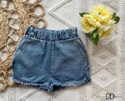 Random Conversation Denim Shorts S-3X *Final Sale*