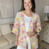 Floral Print Kimono | S-3XL-