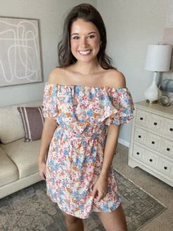 Off Shoulder Ruffle Dress | S - 3XL *Final Sale*