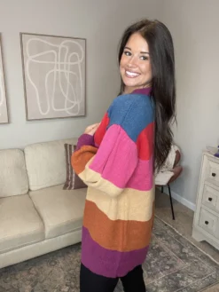 Striped Knit Balloon Sleeve Cardigan | S - L -Discount Divas Shop MYeQcv65RMk5AHfeuDfSNklD2Y4ah7L3koGWQe1D scaled