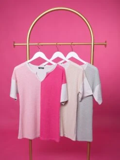 Waffle Colorblock Top | S - 3X