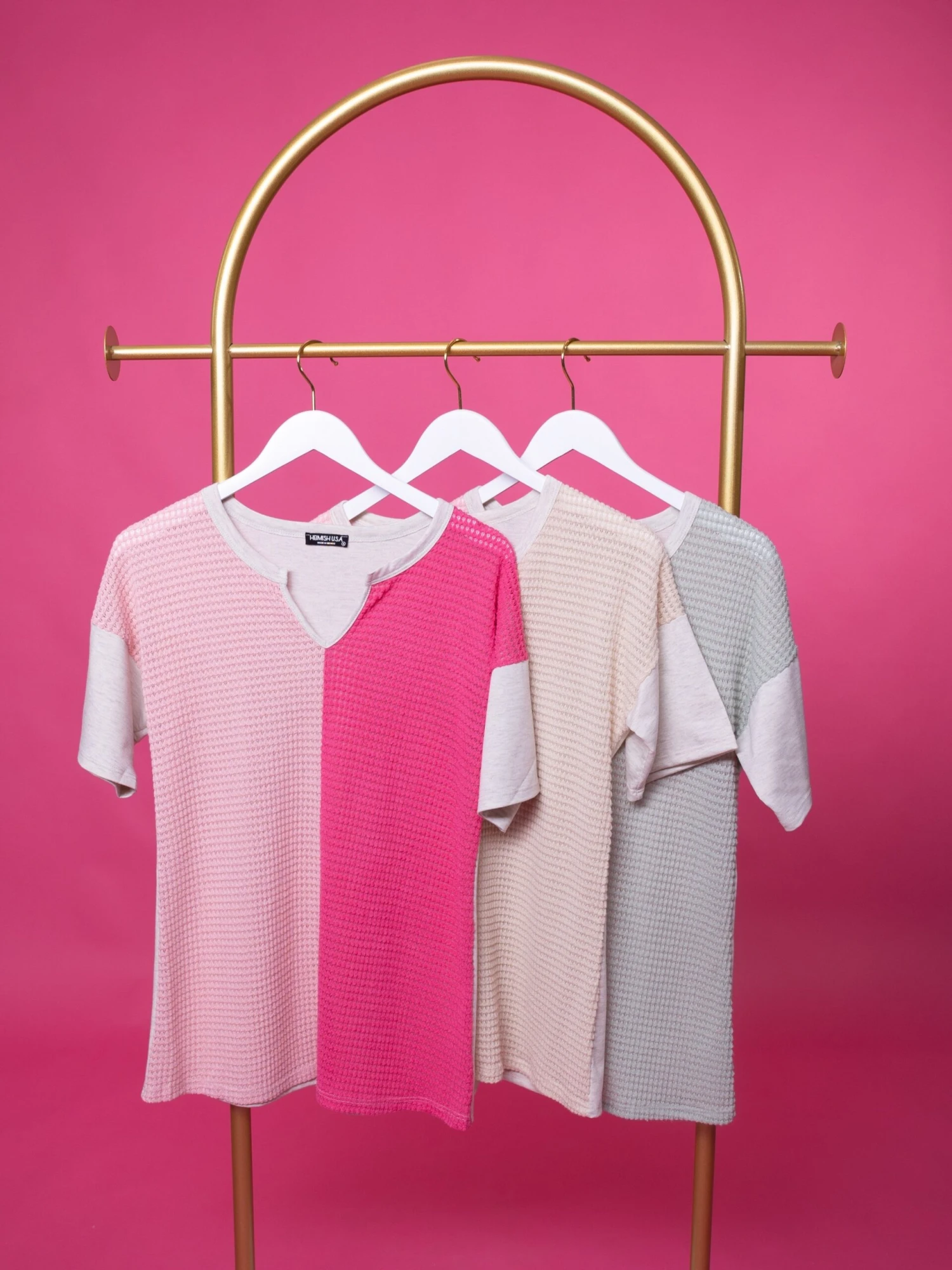 Waffle Colorblock Top | S - 3X 1 Waffle Colorblock Top | S - 3X