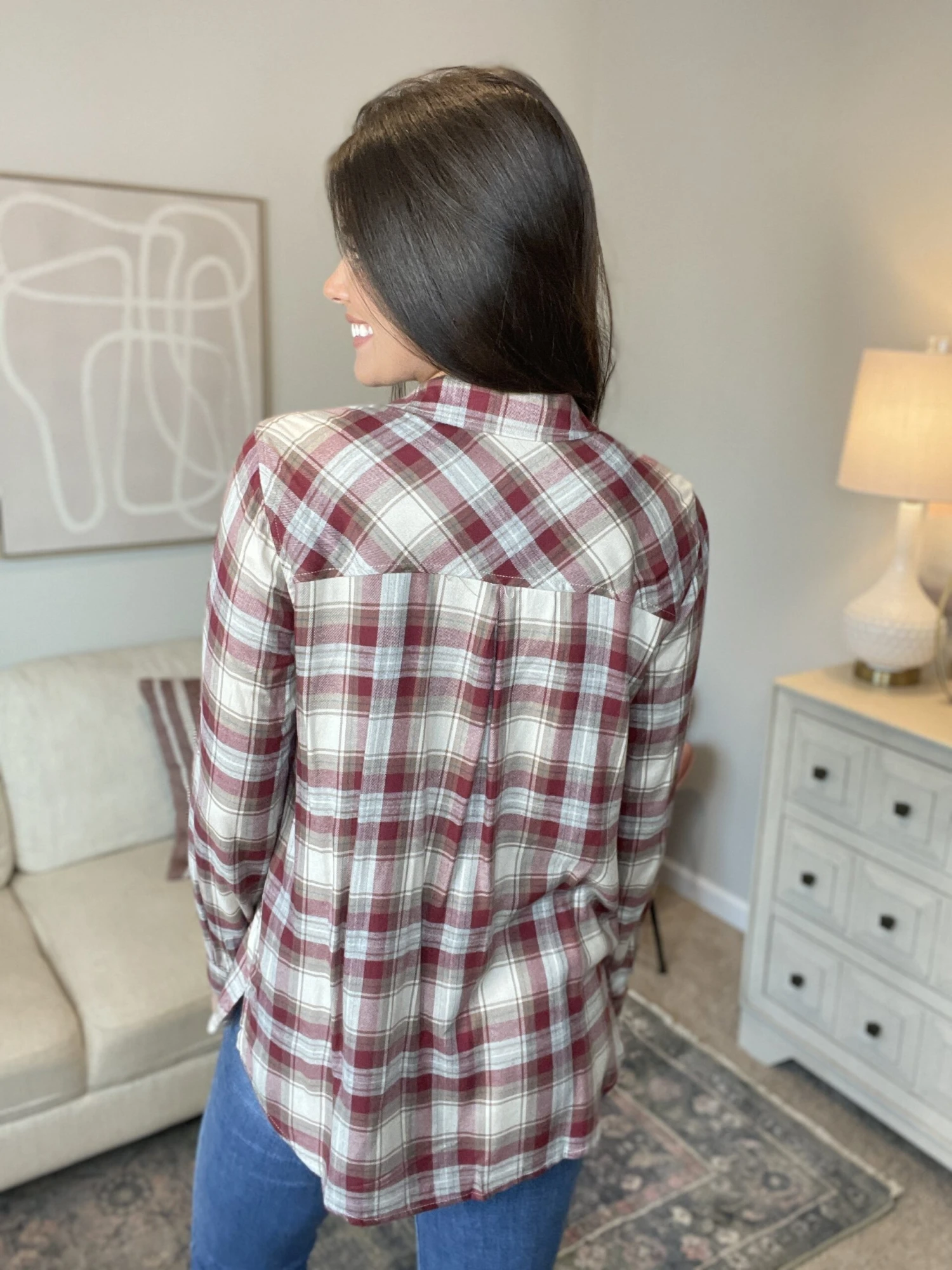Be Cool Long Sleeve Classic Plaid Flannel Collared Button Down Shirt | S - 3X 3 Be Cool Long Sleeve Classic Plaid Flannel Collared Button Down Shirt | S - 3X - Image 3