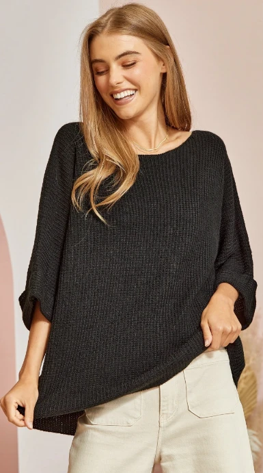 Transitional Sweater Top | S - 3X Andree 1 Transitional Sweater Top | S - 3X Andree