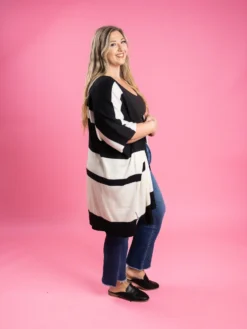 Short Sleeve Open Front Striped Cardigan | S/M-2X/3X -Discount Divas Shop OPzFTJEijPznfdkJn9HXxvTAirq1ZzK5NhV2Nk48