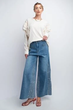 Washed Cotton Slub Knit Top | S - L