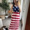 American Flag Maxi Dress | S-3XL *Final Sale*