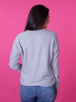 Split V Neck Long Sleeve Hacci Top | S-L*Final Sale* -Discount Divas Shop P7kX3A144K40hcw0WqpbUbLtHTILCNp1VAixbQLX