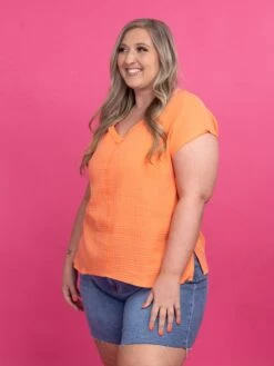 V-Neck Short Sleeve Gauze Top | S - 3XL 17 V-Neck Short Sleeve Gauze Top | S - 3XL -Discount Divas Shop TPJKOgssSixgYcduwQKgAV8DFuWhPddRq84U5xFa