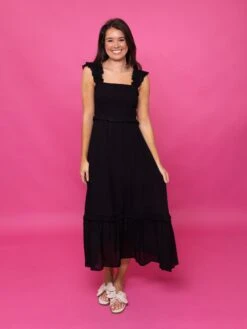 Flutter Straps Smocked Tiered Midi Dress | S-L 11 Flutter Straps Smocked Tiered Midi Dress | S-L -Discount Divas Shop TTFOnEE35tAqzoH6T0rQGRH0xK1PWMh1Qpzy5SnH