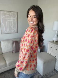 Colorblock Leopard Print Long Bubble Sleeve Sweater W/ Round Neck | S-L -Discount Divas Shop Uhgzy67jK9bjrqhMf3PlmqwhRFiYAtj9OSk5EIt0