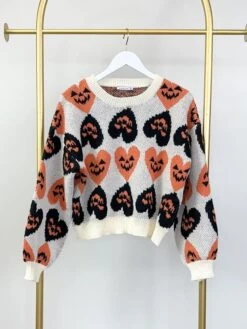 STACCATO Halloween Heart Patterned Sweater | S - XL -Discount Divas Shop UuuTMFklIdXWYylc8u32NMSpLit30iUNgZM4HSHN