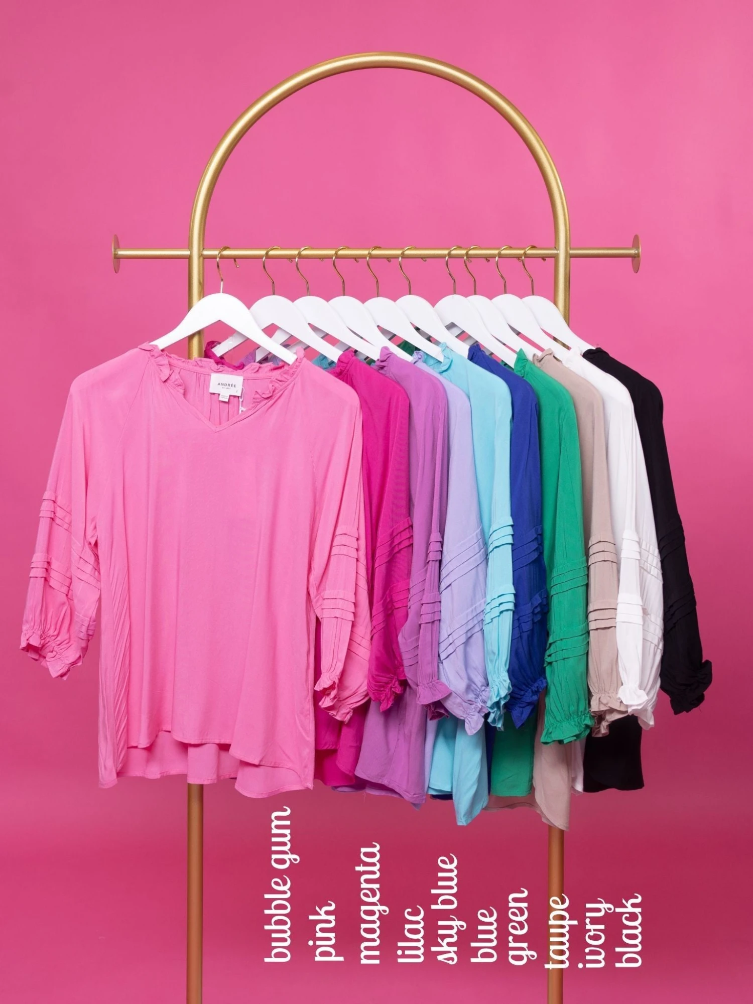 3/4 Sleeve V-Neck Top | S - 3X 2 3/4 Sleeve V-Neck Top | S - 3X - Image 2