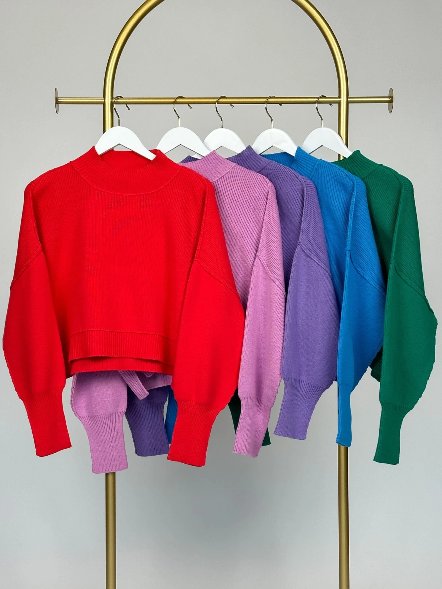 Zenana Oversized Mock Neck Cropped Knit Sweater | S/M- L/XL 1 Zenana Oversized Mock Neck Cropped Knit Sweater | S/M- L/XL