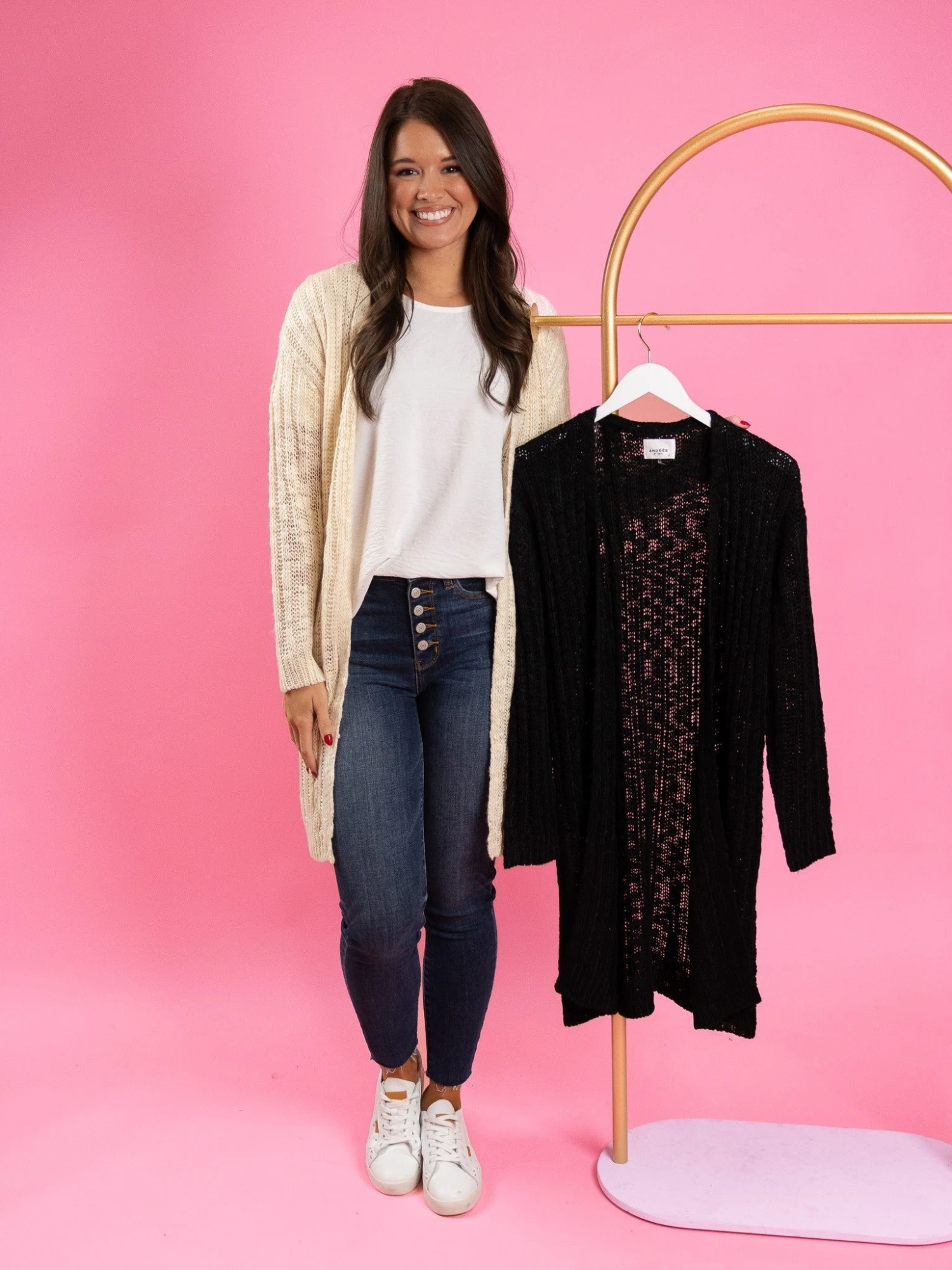 Open Front Long Sleeve Duster Knit Cardigan | S-3X 1 Open Front Long Sleeve Duster Knit Cardigan | S-3X