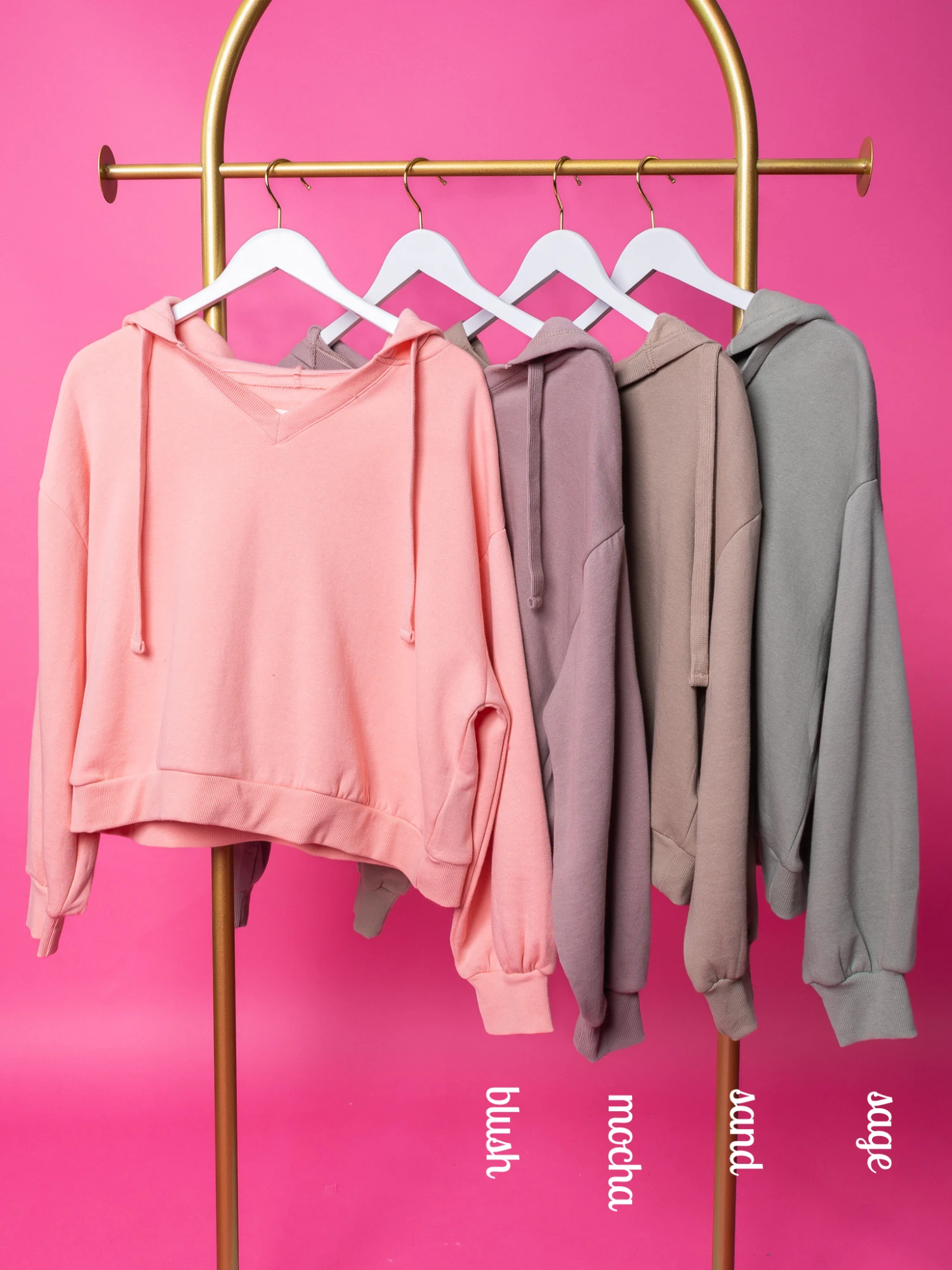 Risen Oversized V Neck Drawstring Hoodie | S - XL SET W/ Sku46832 2 Risen Oversized V Neck Drawstring Hoodie | S - XL SET W/ Sku46832 - Image 2