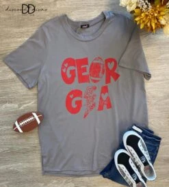 Georgia Lightning Bolt Tee | 1XL - 3XL *Final Sale*
