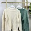 STACCATO Textured Crew Neck Sweater | S-L