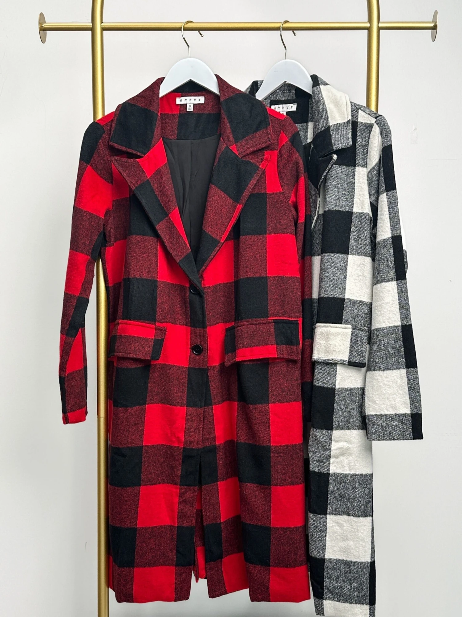 Buffalo Check Longline Flannel Coat W/ Pockets | S - L 1 Buffalo Check Longline Flannel Coat W/ Pockets | S - L