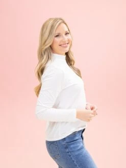 Long Sleeve Mock Neck Essential Top By DD Design | S-3XL -Discount Divas Shop a09b2849e496a93d514edb6867f69527