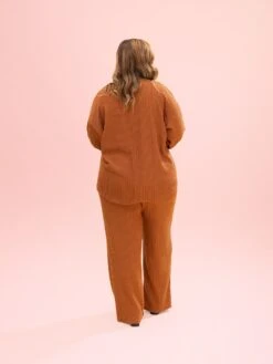 Golden Rib V Neck Long Sleeve Top By DD Design | S-3XL Pair W/ Sku64075 -Discount Divas Shop a18417235f05be0a481a239862f04ceb