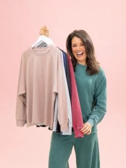 Lived In Raw Hem Sweatshirt By DD Design | S-3XL