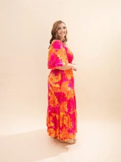 Floral Print Puff Sleeve Maxi Dress | S-3XL -Discount Divas Shop a19d31403cb629aab0ec8f384edf830c