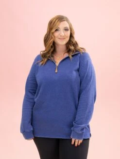 Lived In 1/4 Zip Garment Washed Pullover By DD Design | S-3XL -Discount Divas Shop a28f61a8007284014a43a85f6f212ed8