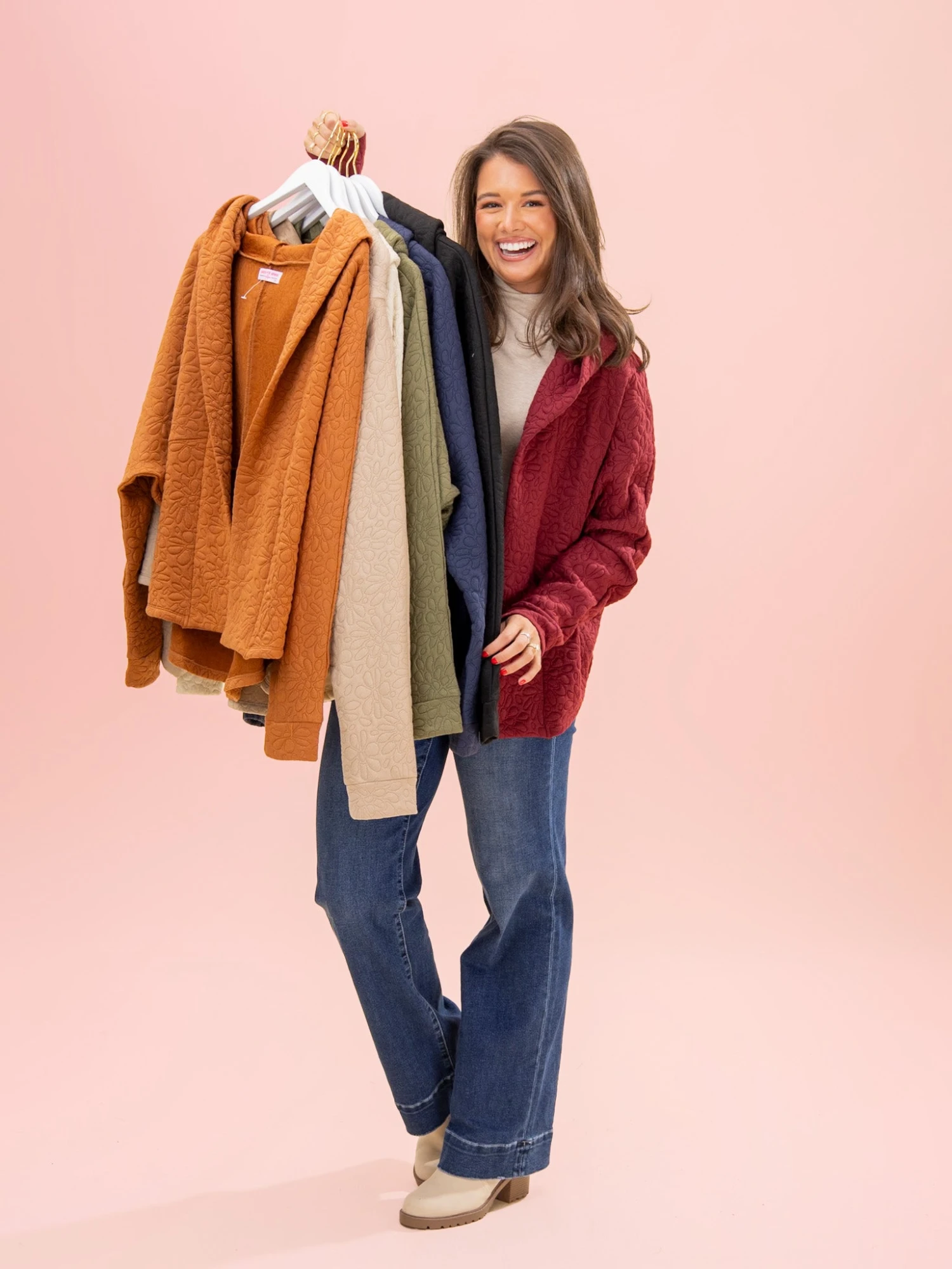 Floral Quilted Cardigan By DD Design | S/M-2XL/3XL 15 Floral Quilted Cardigan By DD Design | S/M-2XL/3XL - Image 15