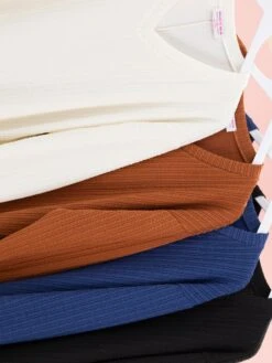 Golden Rib V Neck Long Sleeve Top By DD Design | S-3XL Pair W/ Sku64075 -Discount Divas Shop a315c0b3410aeda6a04b156c470416e5