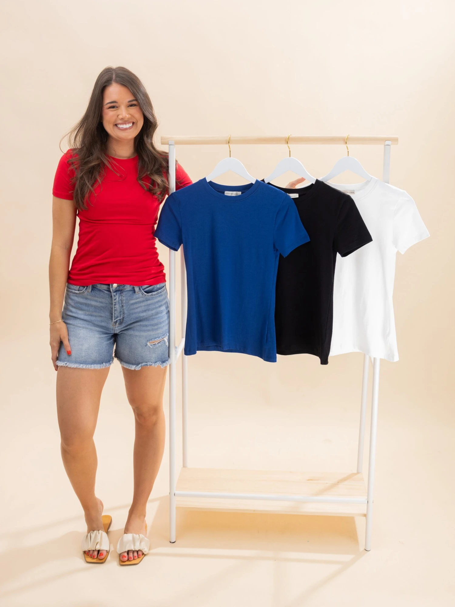 Zenana Basic Crew Neck Short Sleeve Tee | S-L*Final Sale* 1 Zenana Basic Crew Neck Short Sleeve Tee | S-L*Final Sale*